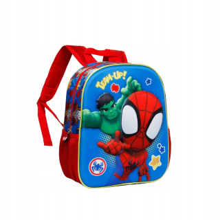 Jednokomorový batoh do škôlky pre chlapcov Spiderman KARACTERMANIA, viacfarebný